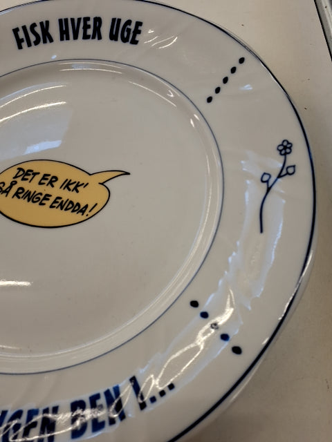 Fisketallerken fra reklame